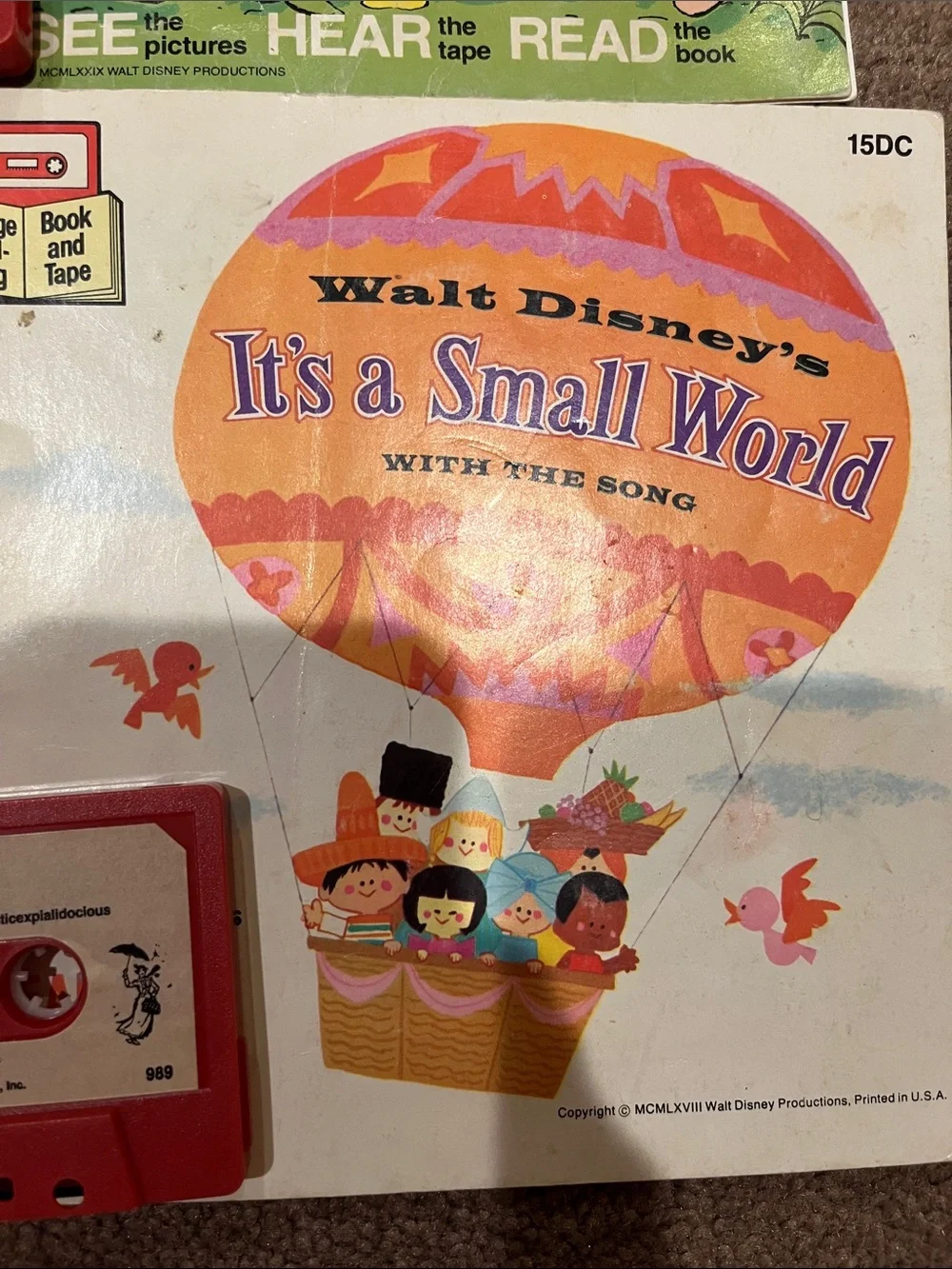 Disney Storybook Cassette Set with Red and White Cassettes